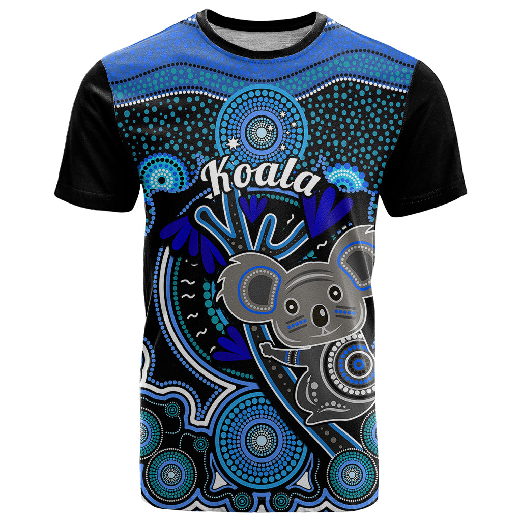 Personalised Australian Astrology T Shirt Aboriginal Koala Zodiac Sign - Vibe Hoodie Shop