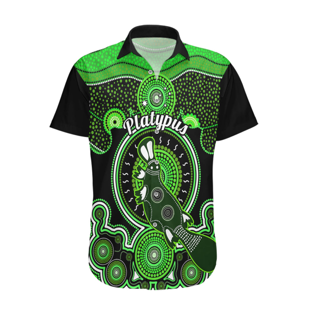 Personalised Australian Astrology Hawaiian Shirt Aboriginal Platypus Zodiac Sign - Vibe Hoodie Shop