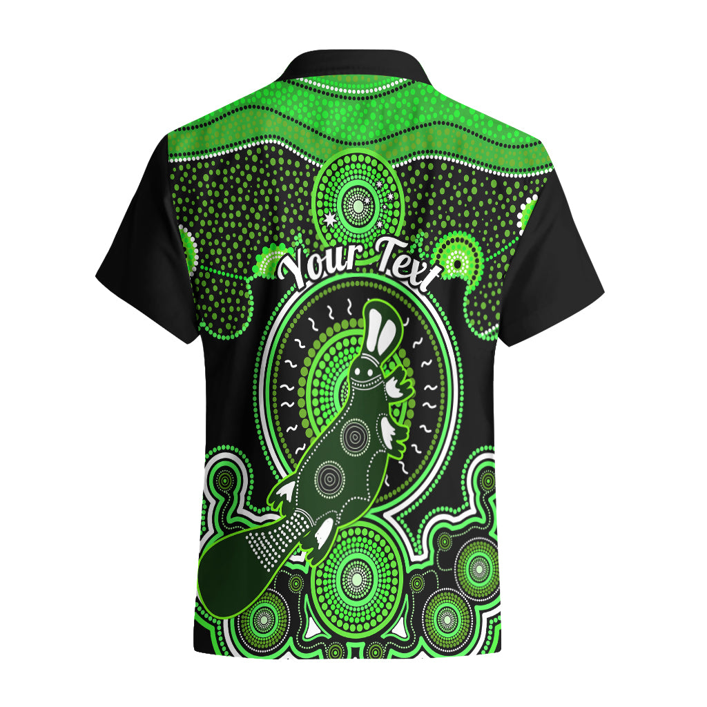 Personalised Australian Astrology Hawaiian Shirt Aboriginal Platypus Zodiac Sign - Vibe Hoodie Shop