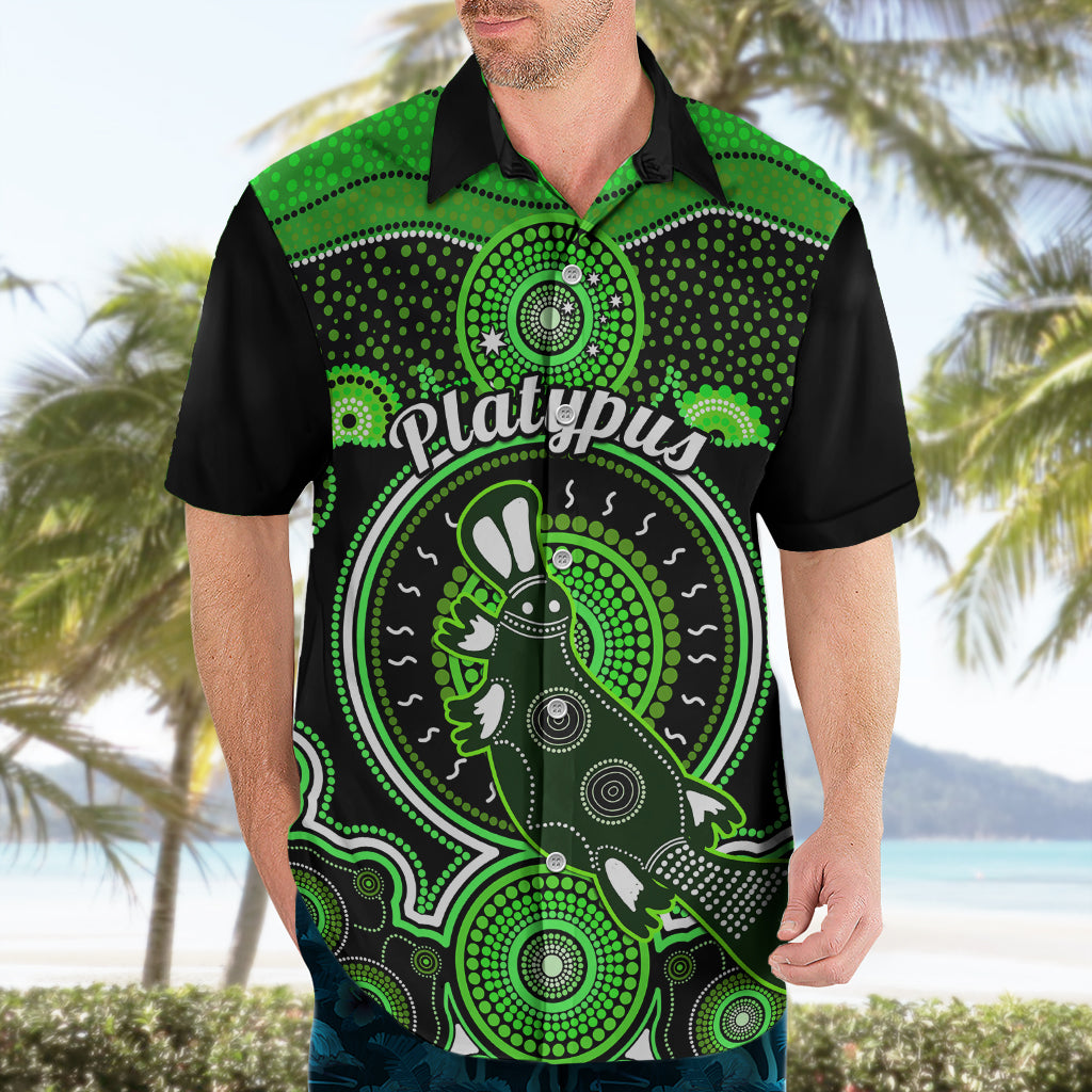 Personalised Australian Astrology Hawaiian Shirt Aboriginal Platypus Zodiac Sign - Vibe Hoodie Shop