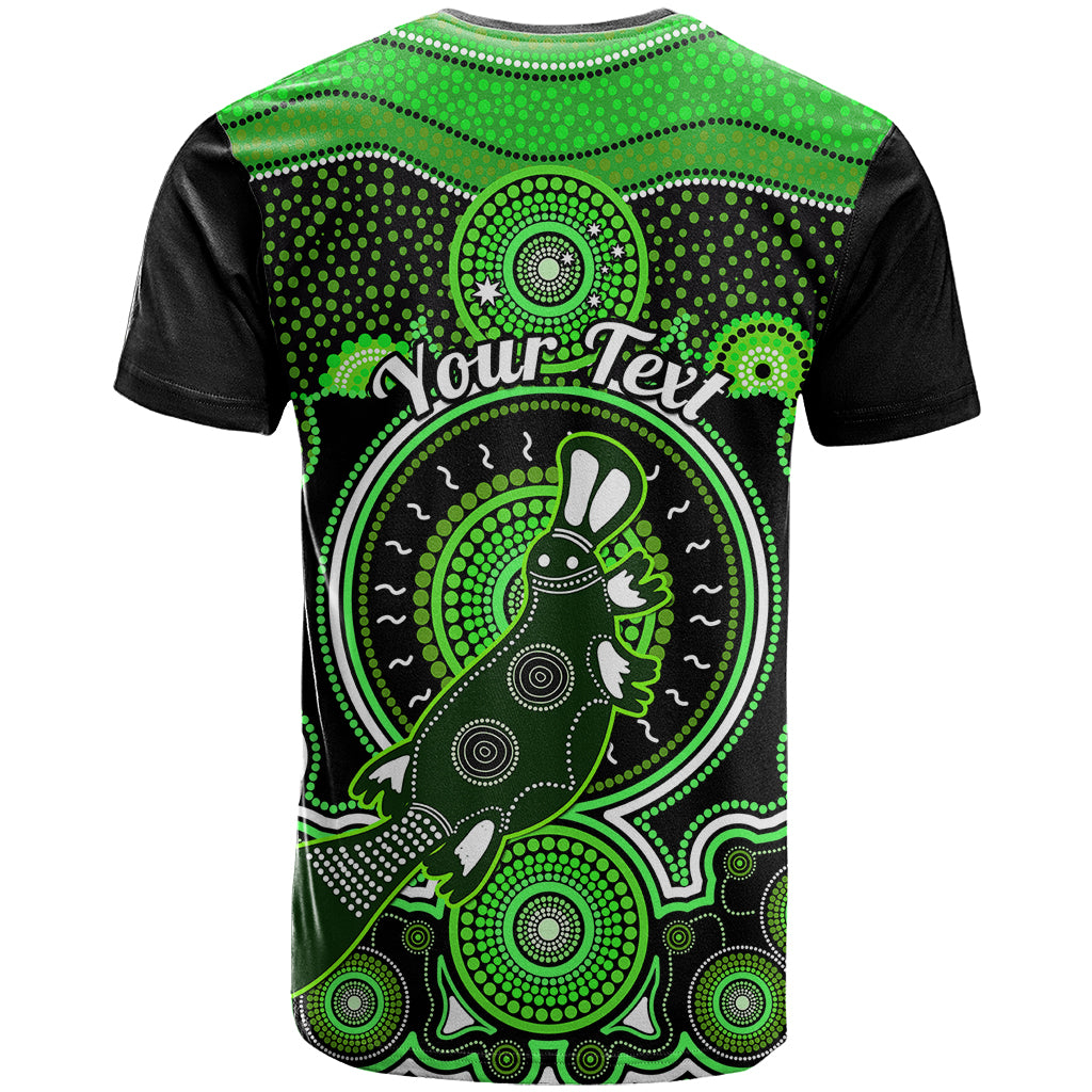 Personalised Australian Astrology T Shirt Aboriginal Platypus Zodiac Sign - Vibe Hoodie Shop