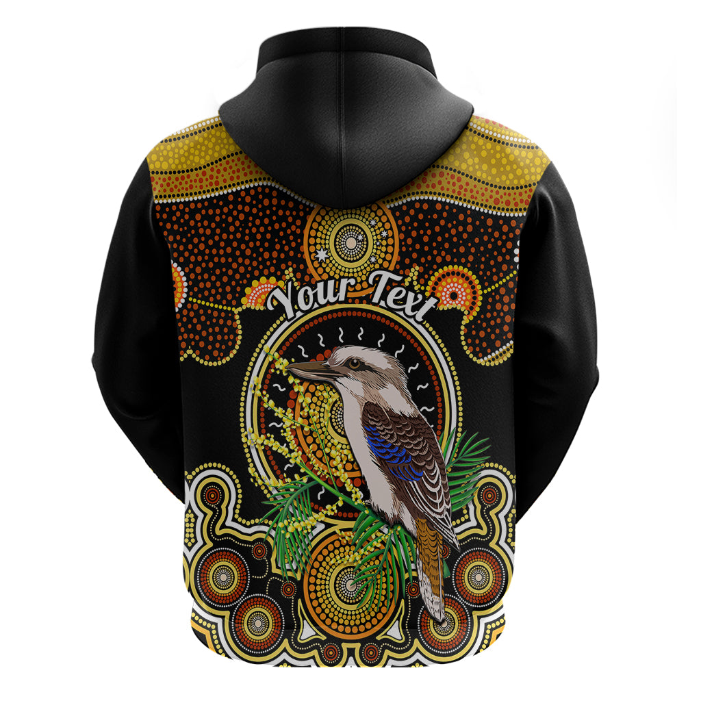 Personalised Australian Astrology Hoodie Aboriginal Kookaburra Zodiac Sign - Vibe Hoodie Shop
