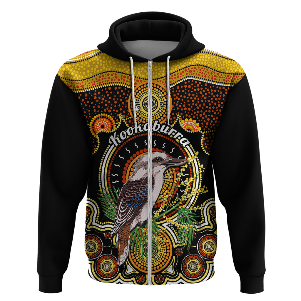 Personalised Australian Astrology Hoodie Aboriginal Kookaburra Zodiac Sign - Vibe Hoodie Shop