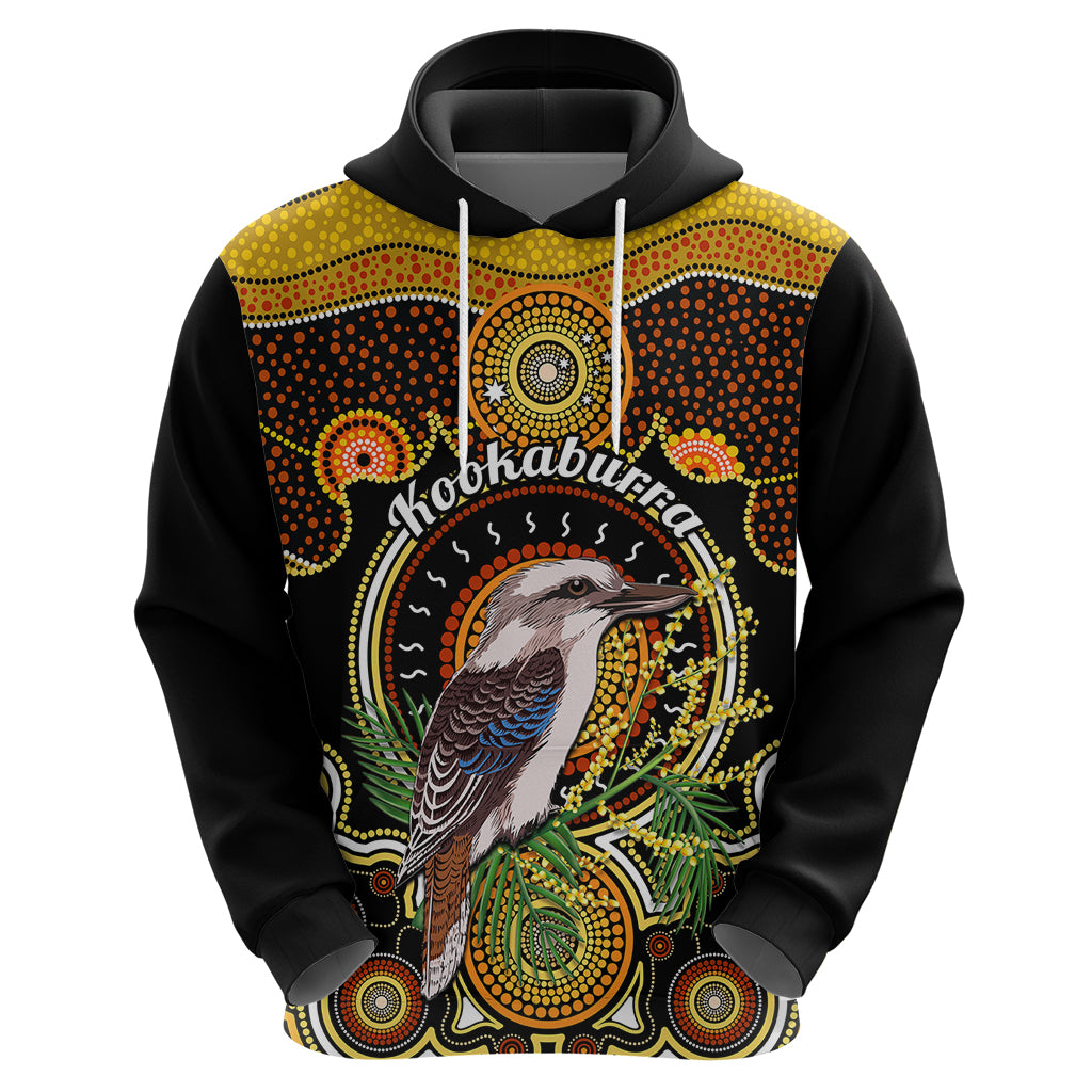 Personalised Australian Astrology Hoodie Aboriginal Kookaburra Zodiac Sign - Vibe Hoodie Shop