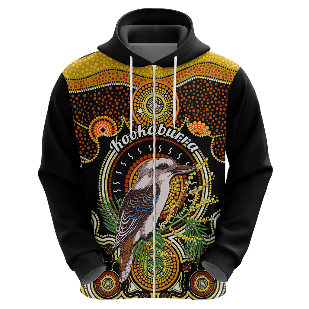 Personalised Australian Astrology Hoodie Aboriginal Kookaburra Zodiac Sign - Vibe Hoodie Shop