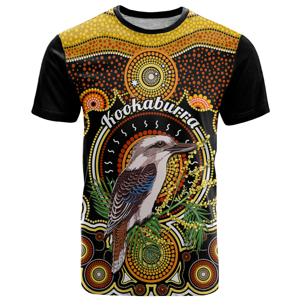 Personalised Australian Astrology T Shirt Aboriginal Kookaburra Zodiac Sign - Vibe Hoodie Shop