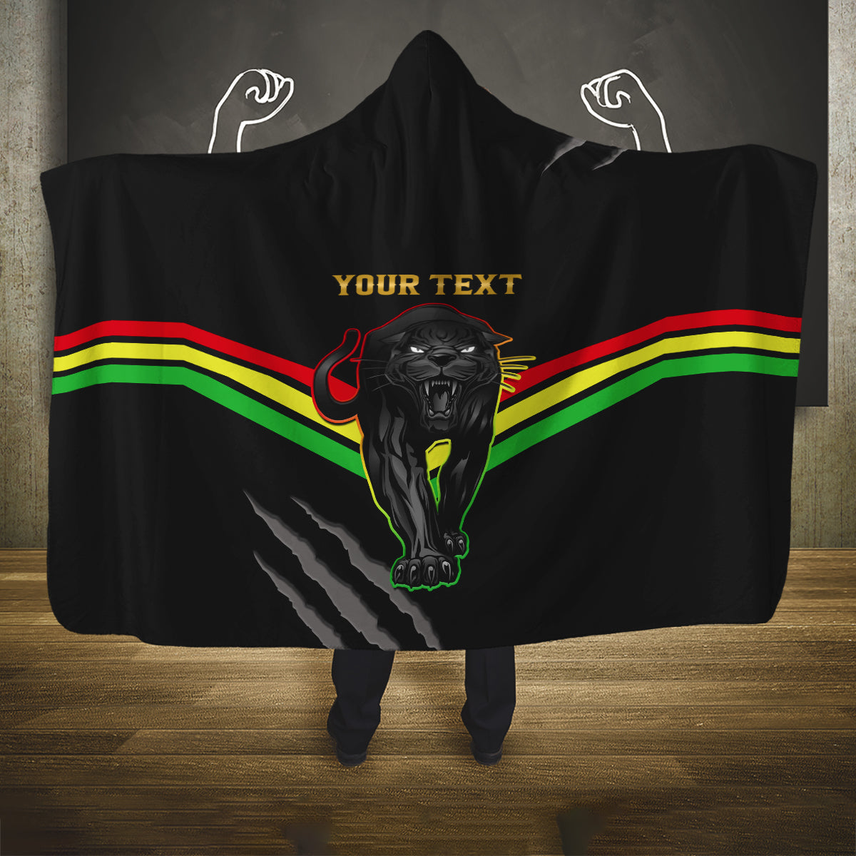 personalised-nrl-panthers-hooded-blanket-premiers-2023-three-peat-proud-of-our-boys-black