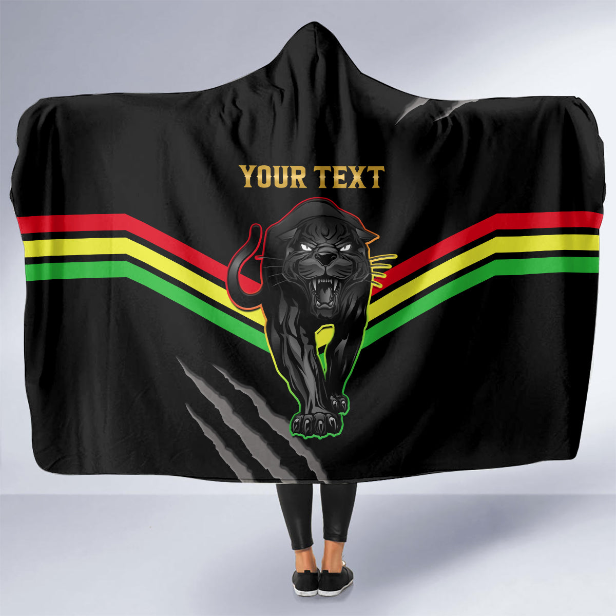 personalised-nrl-panthers-hooded-blanket-premiers-2023-three-peat-proud-of-our-boys-black