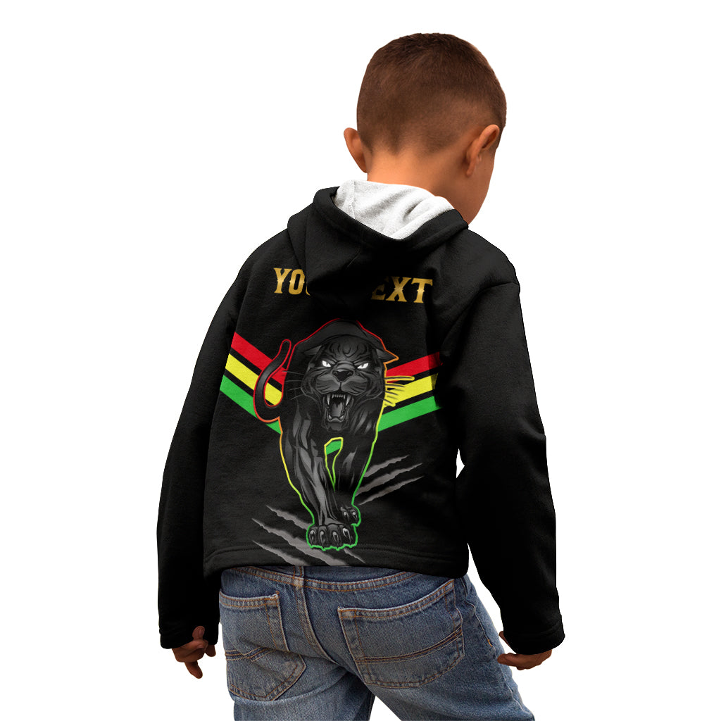Personalised NRL Panthers Kid Hoodie Premiers 2023 Three Peat Proud Of Our Boys Black - Vibe Hoodie Shop