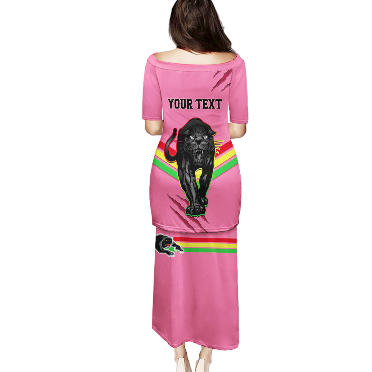 personalised-nrl-panthers-family-matching-puletasi-dress-and-hawaiian-shirt-premiers-2023-three-peat-proud-of-our-boys-pink