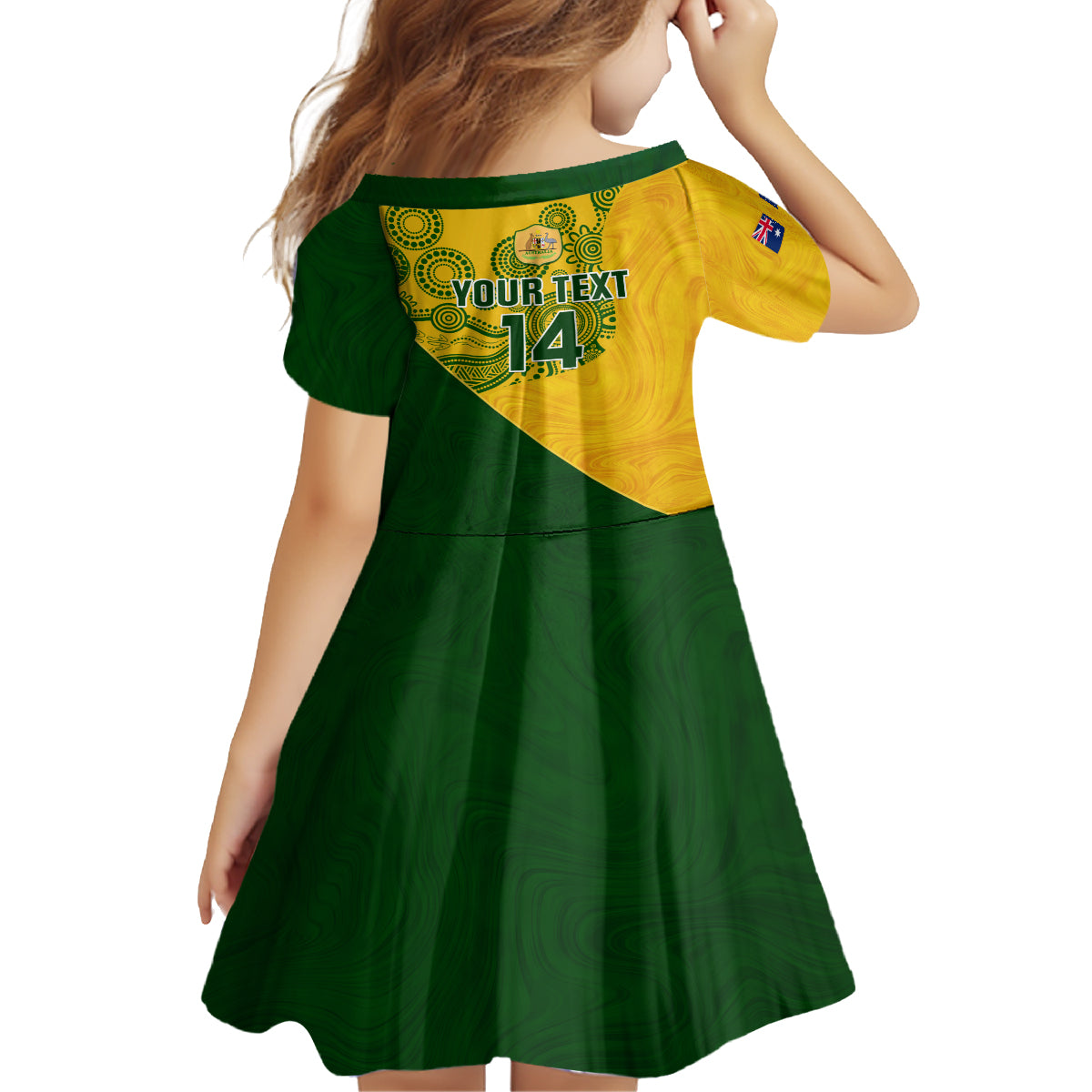 custom-matildas-soccer-family-matching-long-sleeve-bodycon-dress-and-hawaiian-shirt-australian-indigenous-national-color