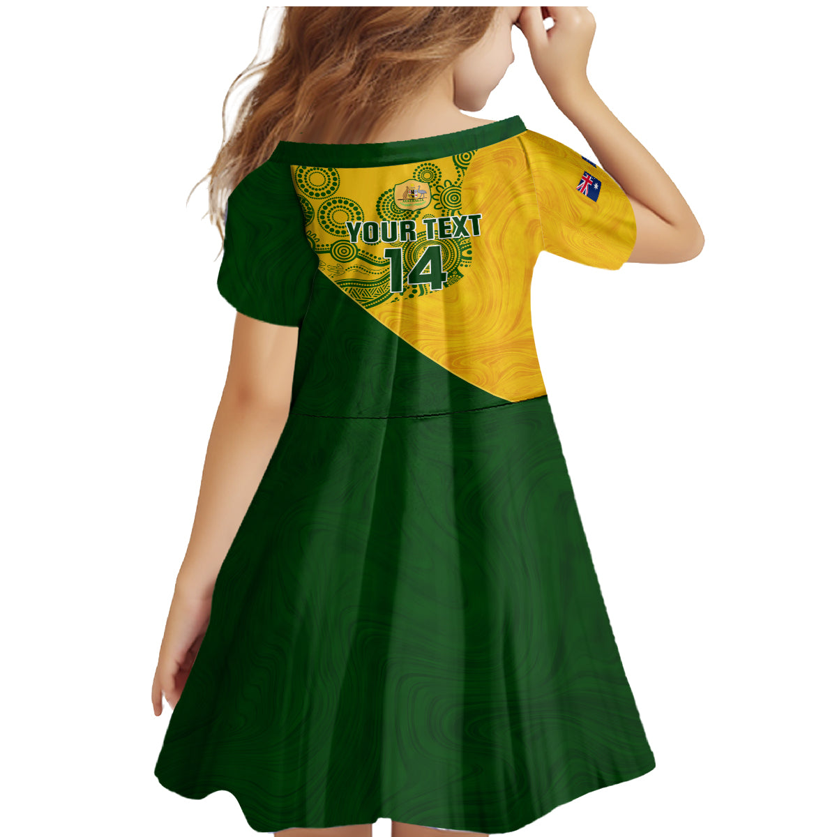 custom-matildas-soccer-family-matching-mermaid-dress-and-hawaiian-shirt-australian-indigenous-national-color