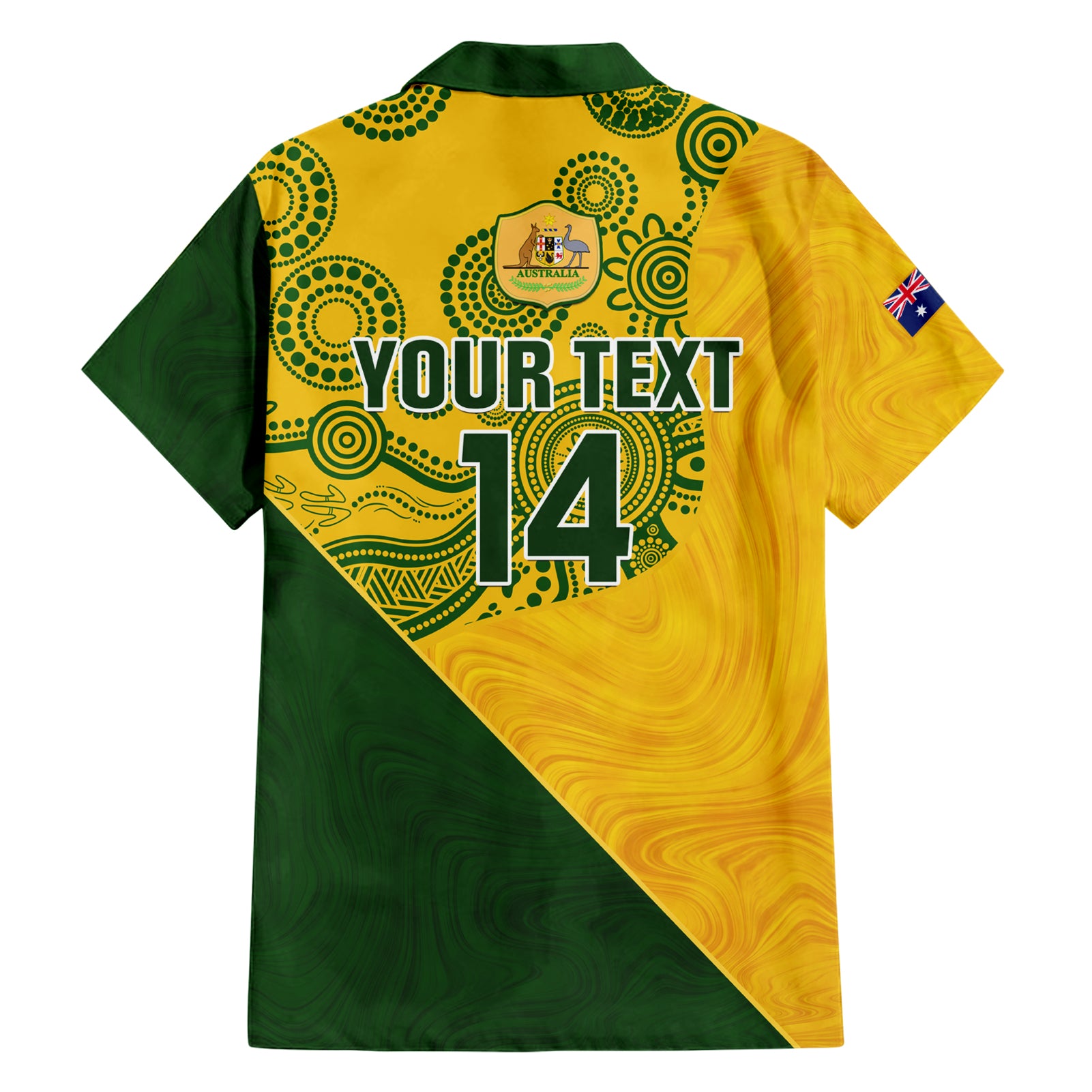 Custom Matildas Soccer Hawaiian Shirt Australian Indigenous National Color - Vibe Hoodie Shop