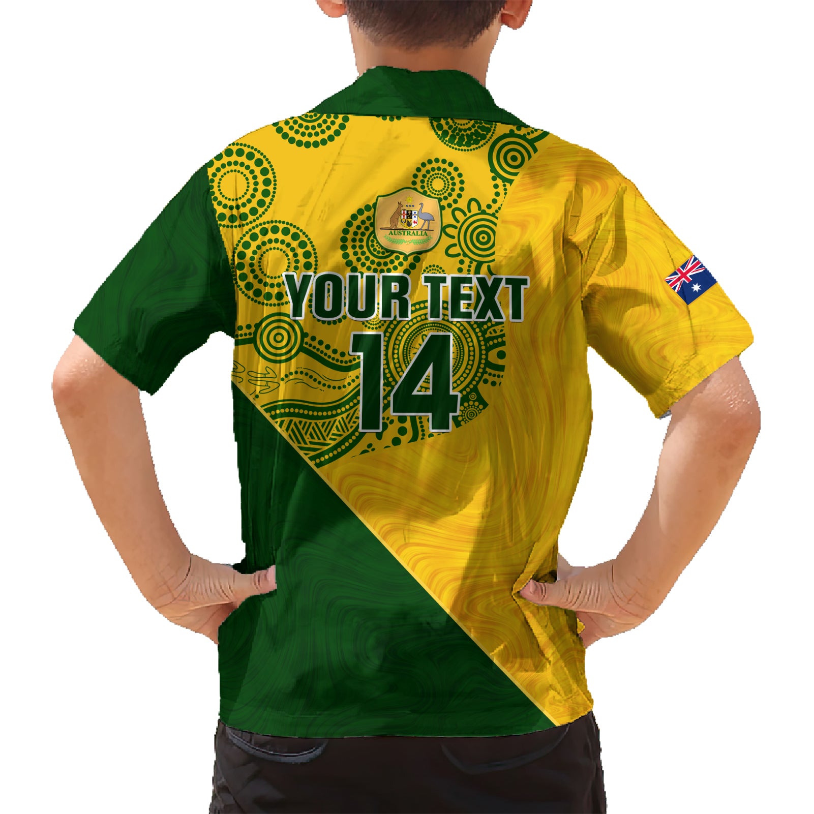 Custom Matildas Soccer Hawaiian Shirt Australian Indigenous National Color - Vibe Hoodie Shop