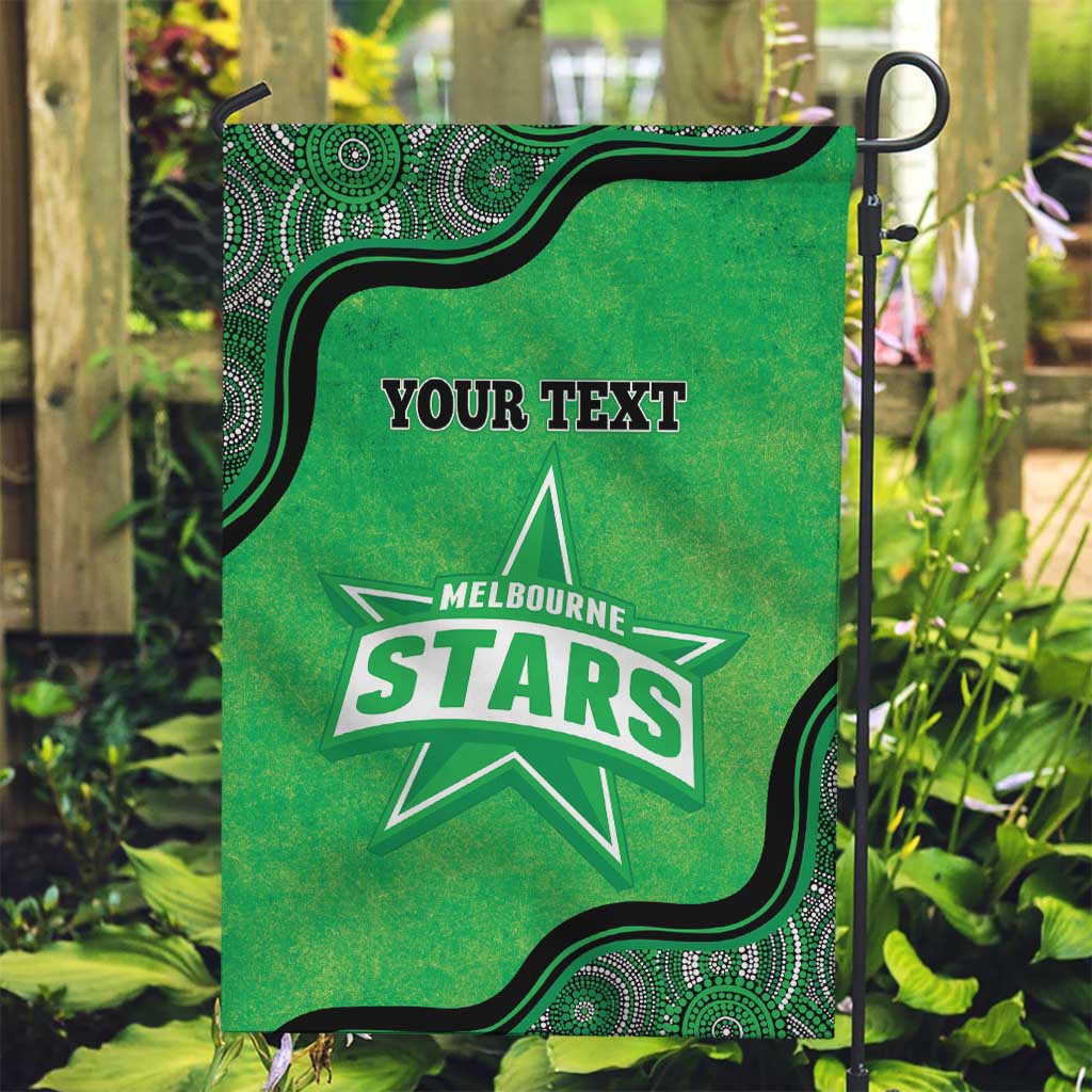 Custom Melbourne Stars Garden Flag Indigenous Art - Grunge Style - Vibe Hoodie Shop