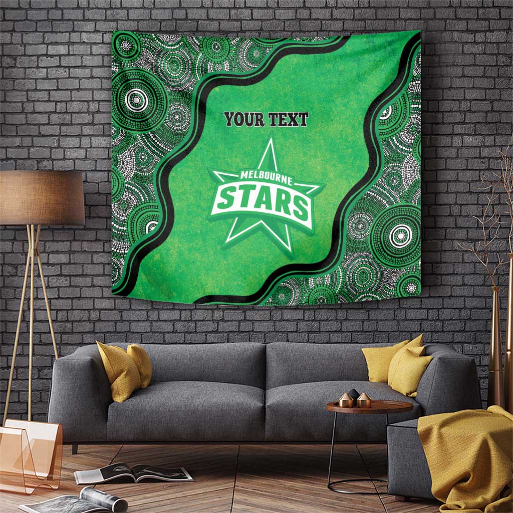 Custom Melbourne Stars Tapestry Indigenous Art - Grunge Style - Vibe Hoodie Shop