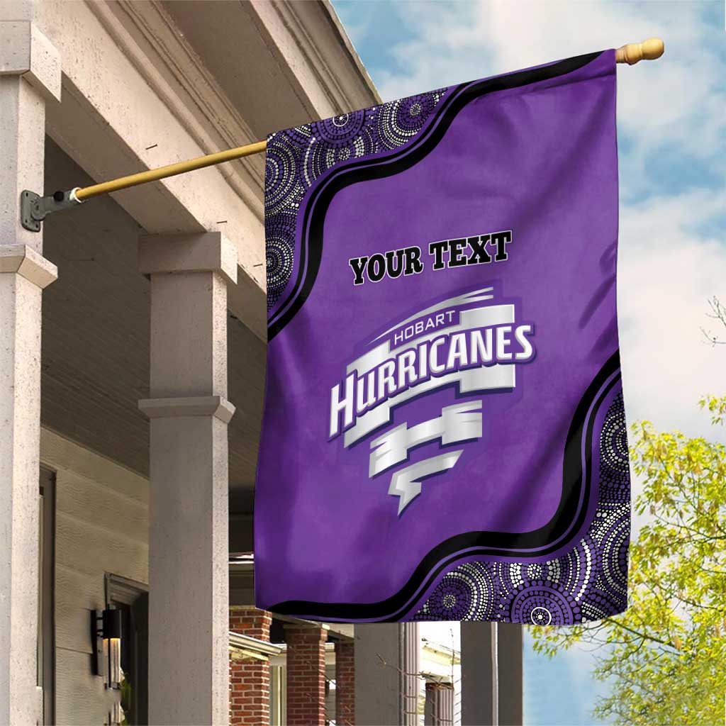 Custom Hobart Hurricanes Garden Flag Indigenous Art - Grunge Style - Vibe Hoodie Shop