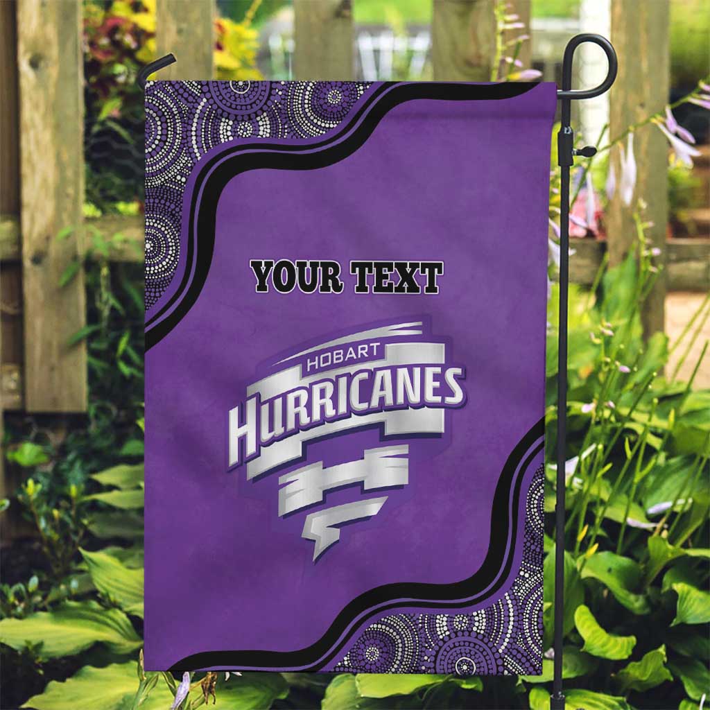 Custom Hobart Hurricanes Garden Flag Indigenous Art - Grunge Style - Vibe Hoodie Shop