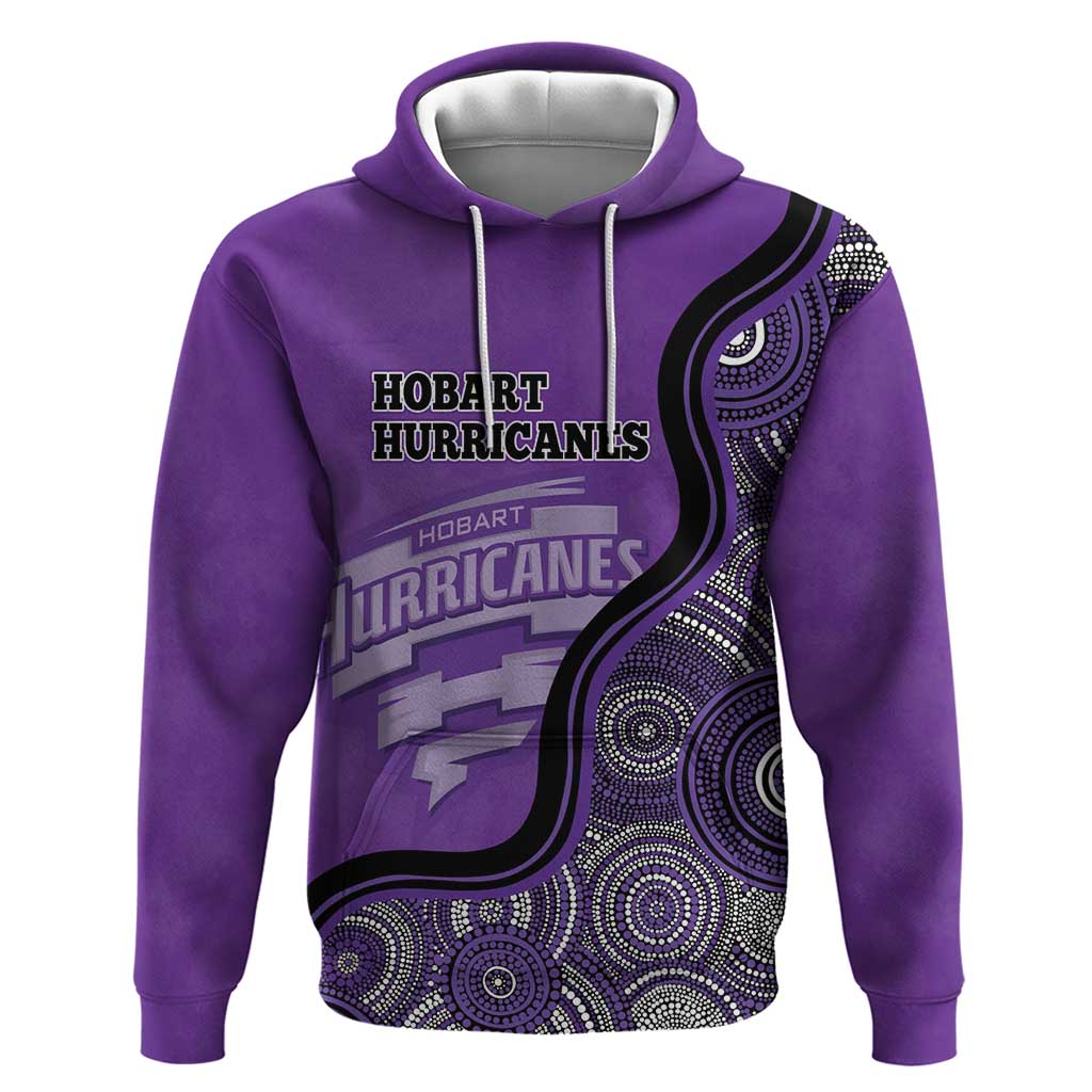Custom Hobart Hurricanes Hoodie Indigenous Art - Grunge Style - Vibe Hoodie Shop