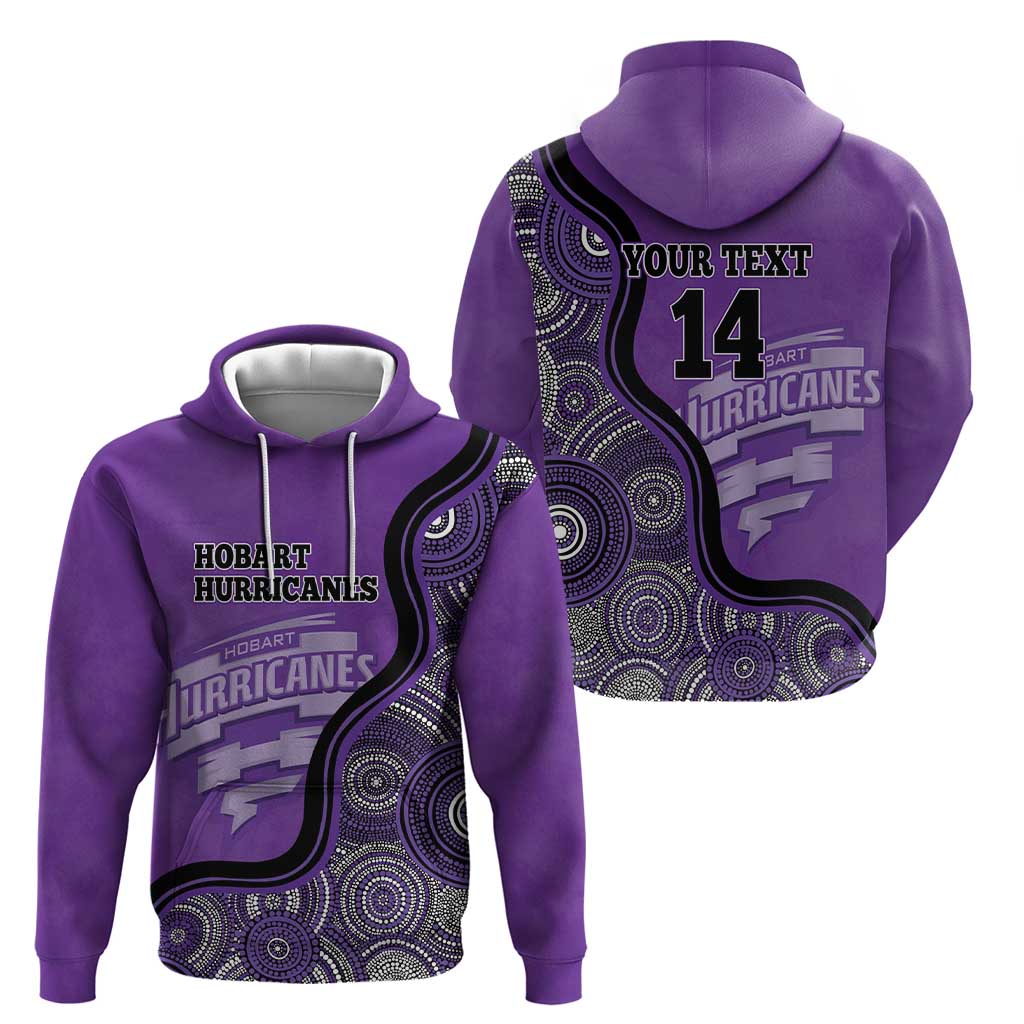 Custom Hobart Hurricanes Hoodie Indigenous Art - Grunge Style - Vibe Hoodie Shop