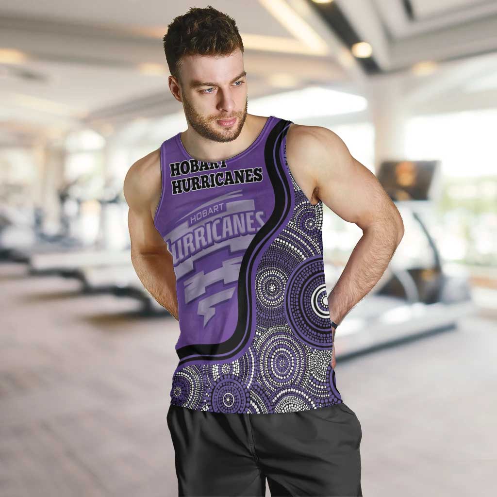 Custom Hobart Hurricanes Men Tank Top Indigenous Art - Grunge Style - Vibe Hoodie Shop
