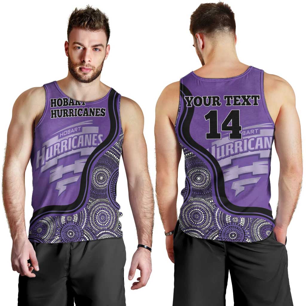 Custom Hobart Hurricanes Men Tank Top Indigenous Art - Grunge Style - Vibe Hoodie Shop