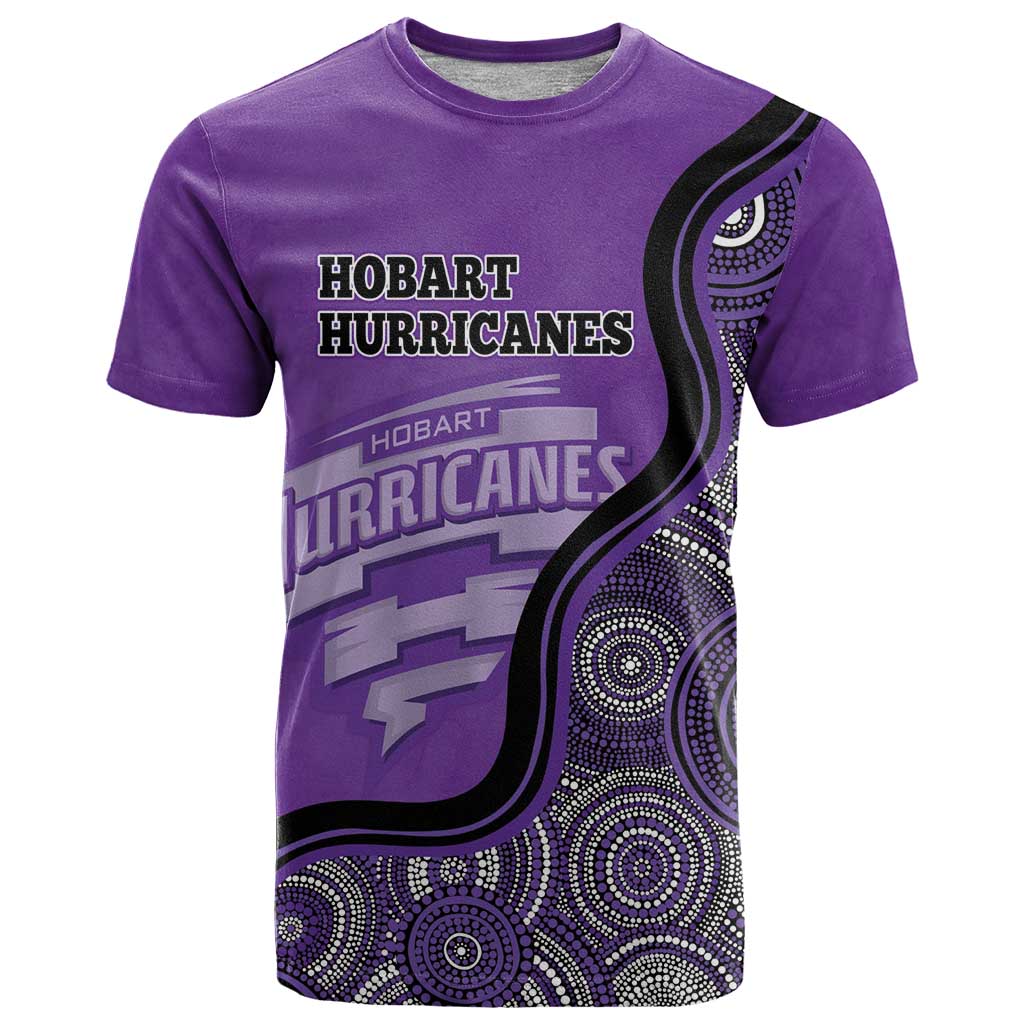 Custom Hobart Hurricanes T Shirt Indigenous Art - Grunge Style - Vibe Hoodie Shop