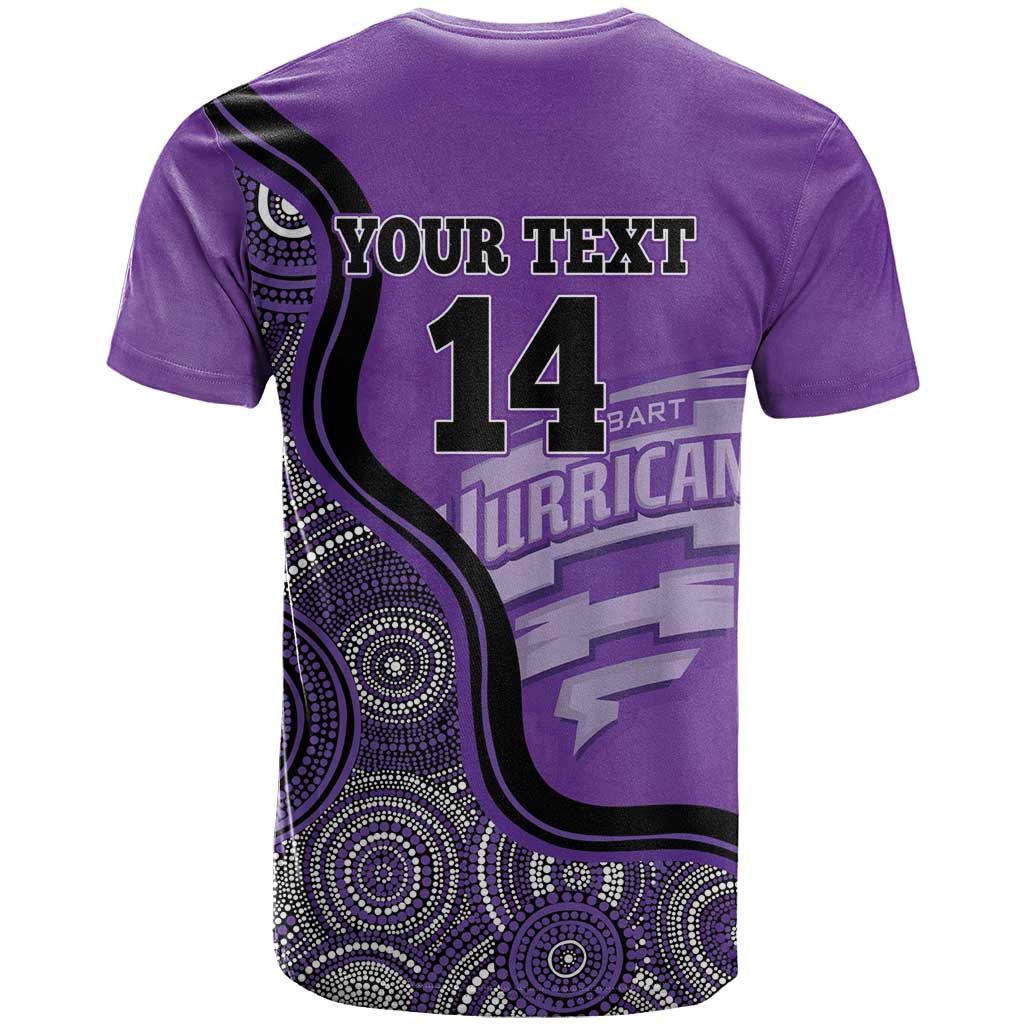 Custom Hobart Hurricanes T Shirt Indigenous Art - Grunge Style - Vibe Hoodie Shop