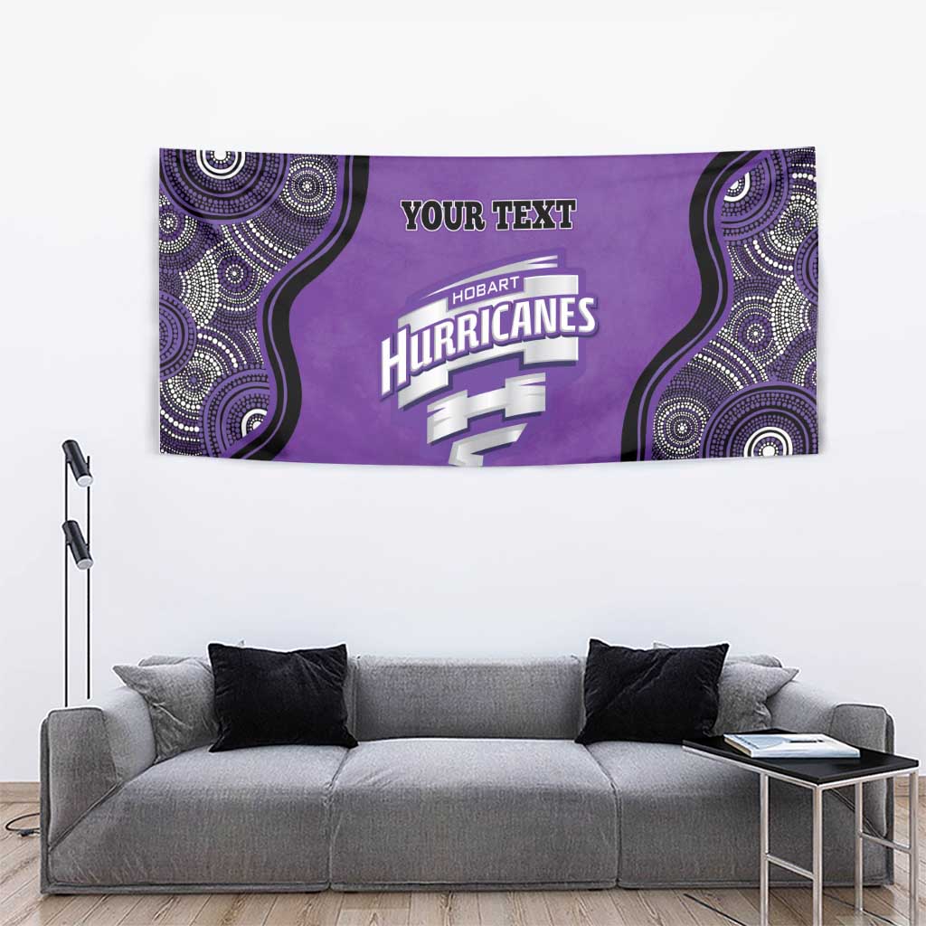 Custom Hobart Hurricanes Tapestry Indigenous Art - Grunge Style - Vibe Hoodie Shop