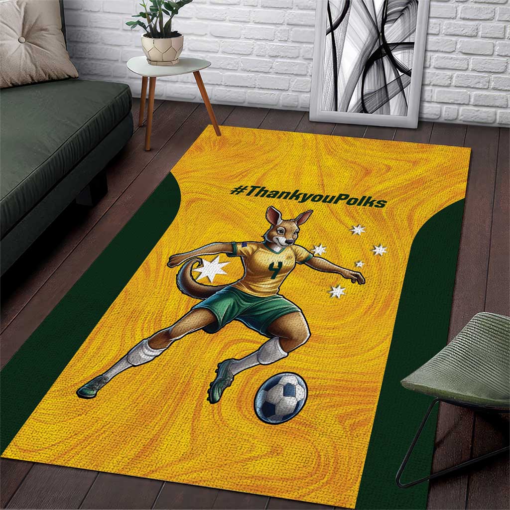 Polkinghorne Australia Matildas Area Rug 2024 Thank You Polks - Vibe Hoodie Shop