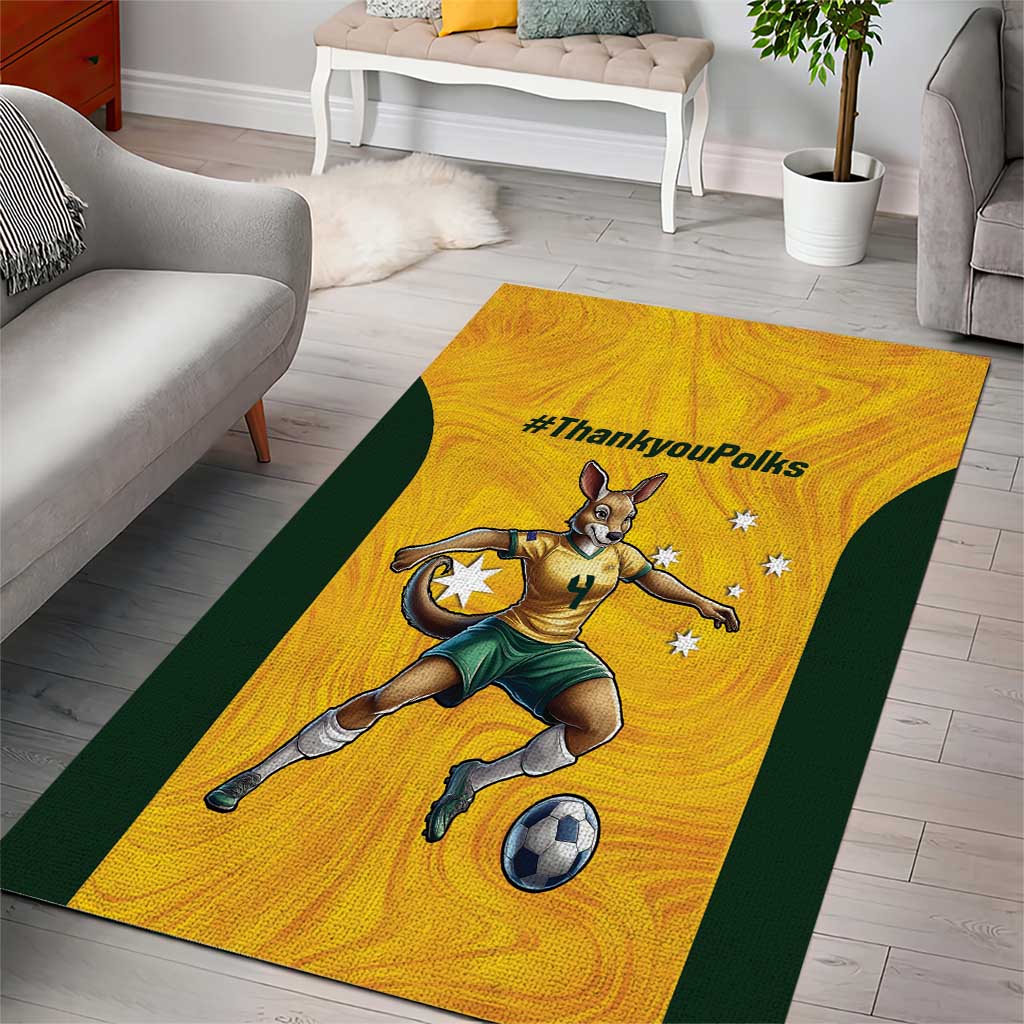 Polkinghorne Australia Matildas Area Rug 2024 Thank You Polks - Vibe Hoodie Shop