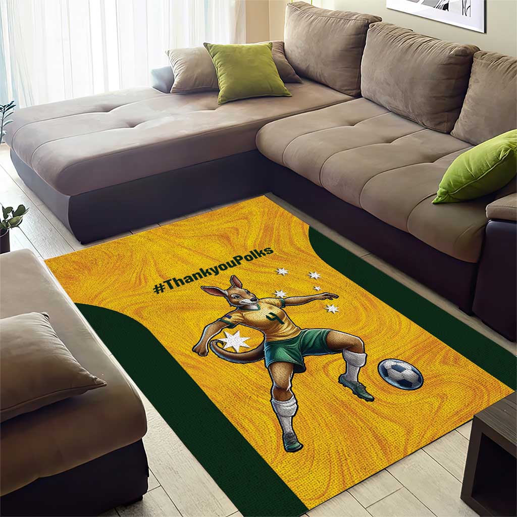 Polkinghorne Australia Matildas Area Rug 2024 Thank You Polks - Vibe Hoodie Shop