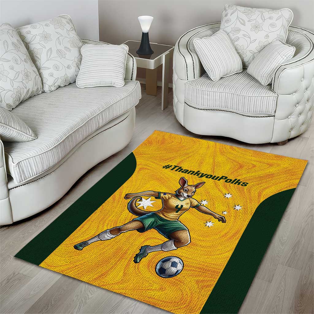 Polkinghorne Australia Matildas Area Rug 2024 Thank You Polks - Vibe Hoodie Shop