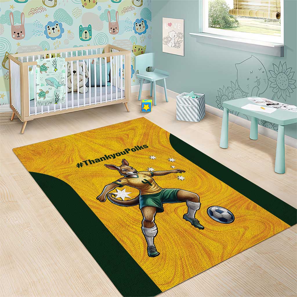 Polkinghorne Australia Matildas Area Rug 2024 Thank You Polks - Vibe Hoodie Shop