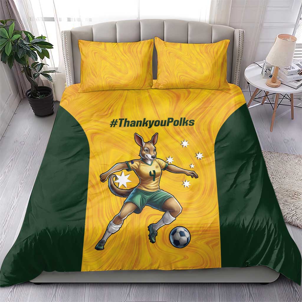 Polkinghorne Australia Matildas Bedding Set 2024 Thank You Polks - Vibe Hoodie Shop