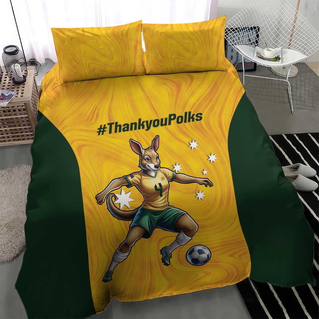 Polkinghorne Australia Matildas Bedding Set 2024 Thank You Polks - Vibe Hoodie Shop