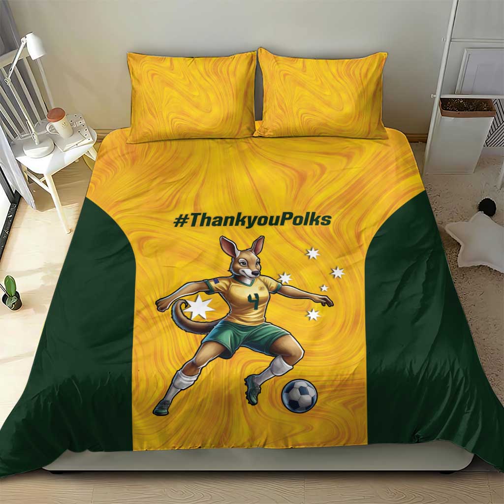 Polkinghorne Australia Matildas Bedding Set 2024 Thank You Polks - Vibe Hoodie Shop
