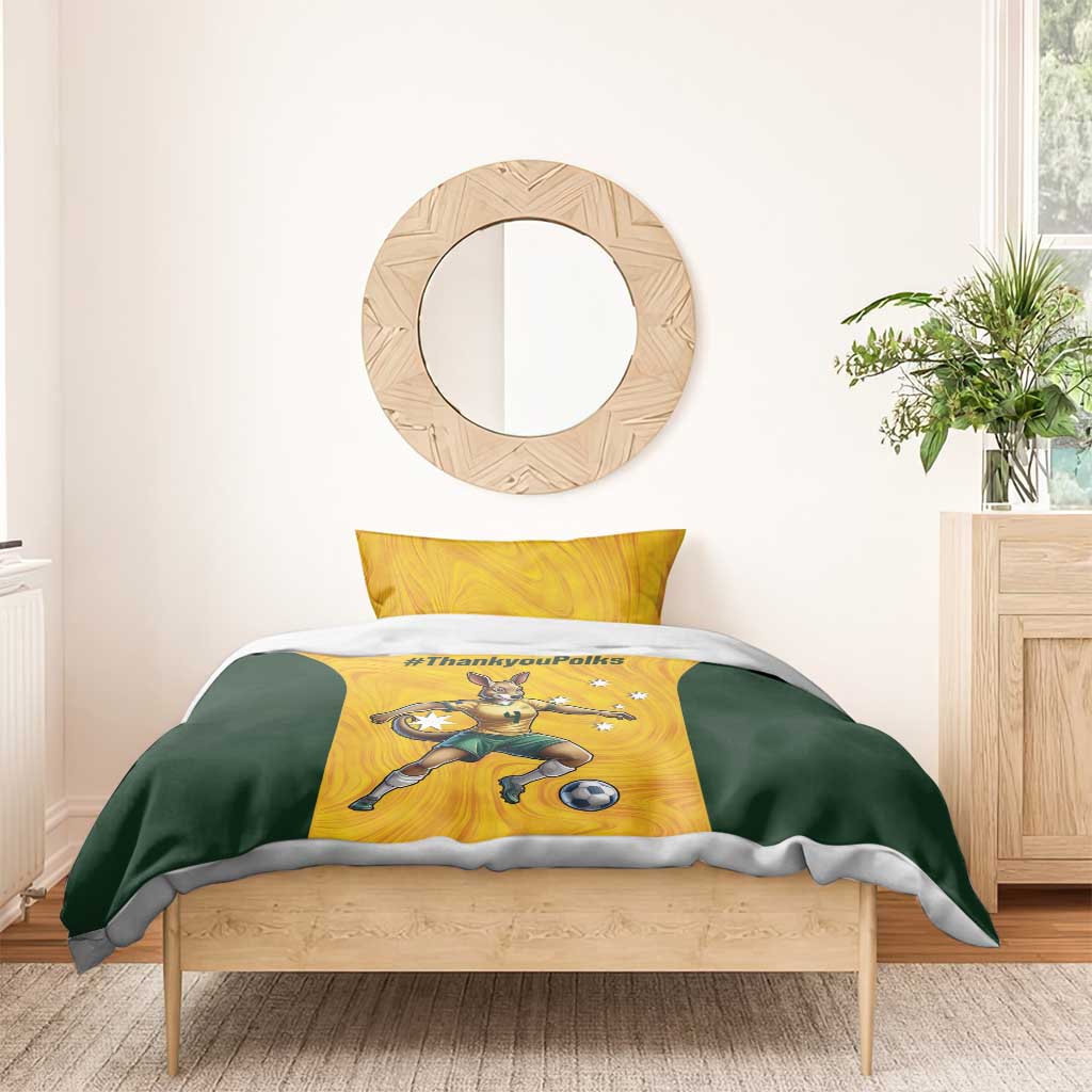 Polkinghorne Australia Matildas Bedding Set 2024 Thank You Polks - Vibe Hoodie Shop