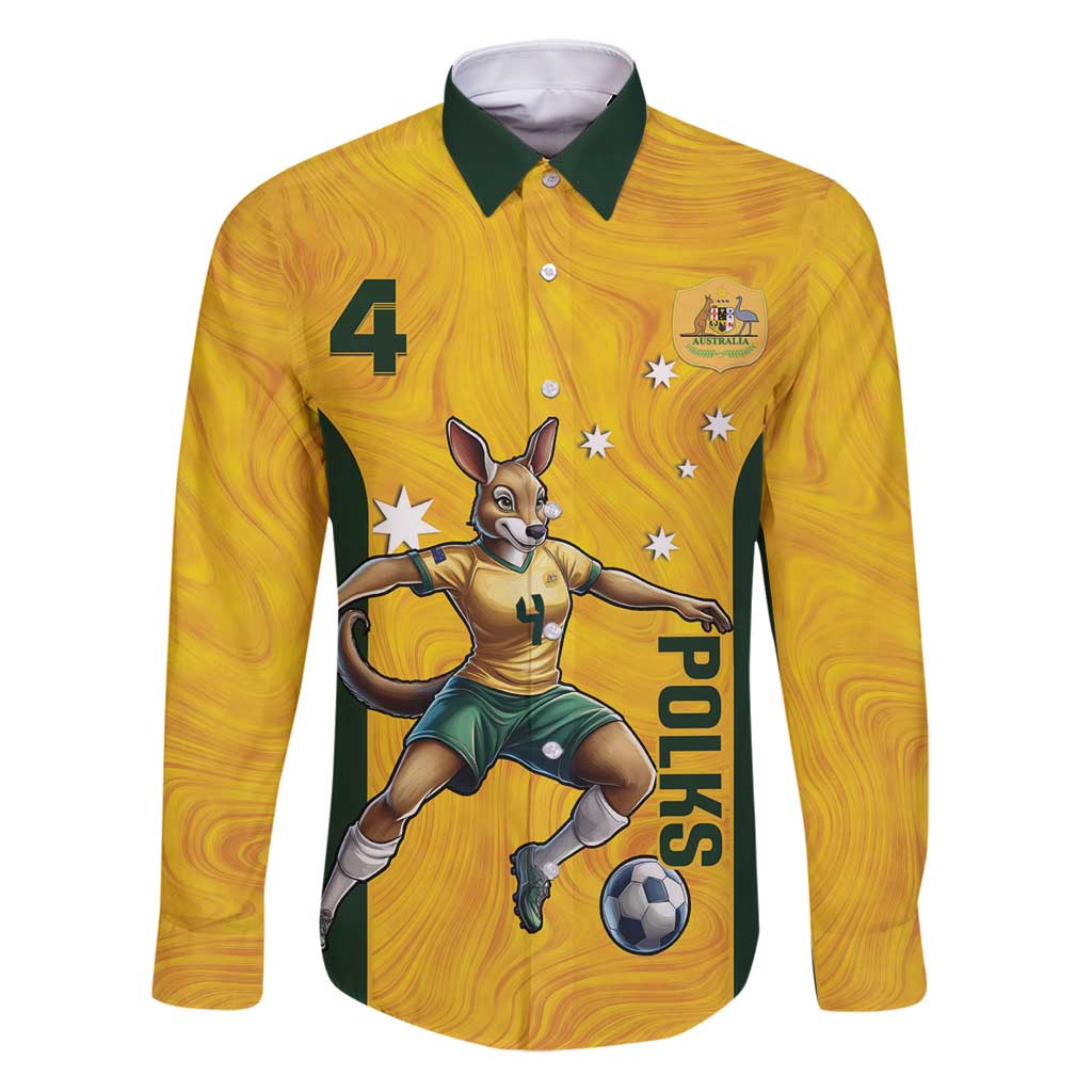 Polkinghorne Australia Matildas Family Matching Puletasi and Hawaiian Shirt 2024 Thank You Polks