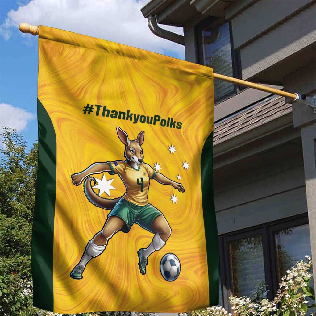 Polkinghorne Australia Matildas Garden Flag 2024 Thank You Polks - Vibe Hoodie Shop