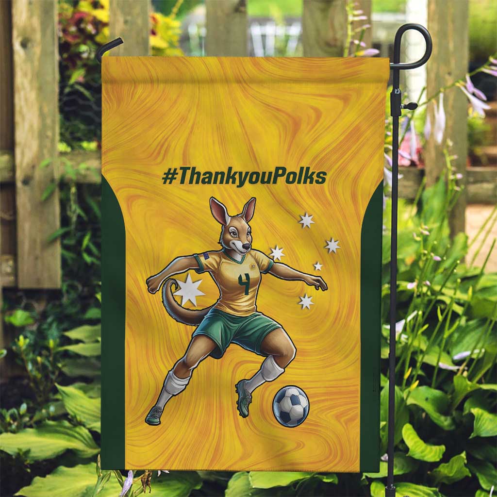 Polkinghorne Australia Matildas Garden Flag 2024 Thank You Polks - Vibe Hoodie Shop