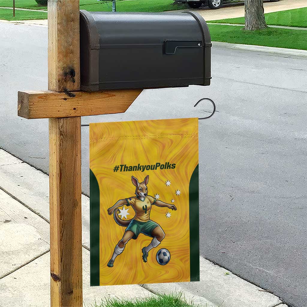 Polkinghorne Australia Matildas Garden Flag 2024 Thank You Polks - Vibe Hoodie Shop