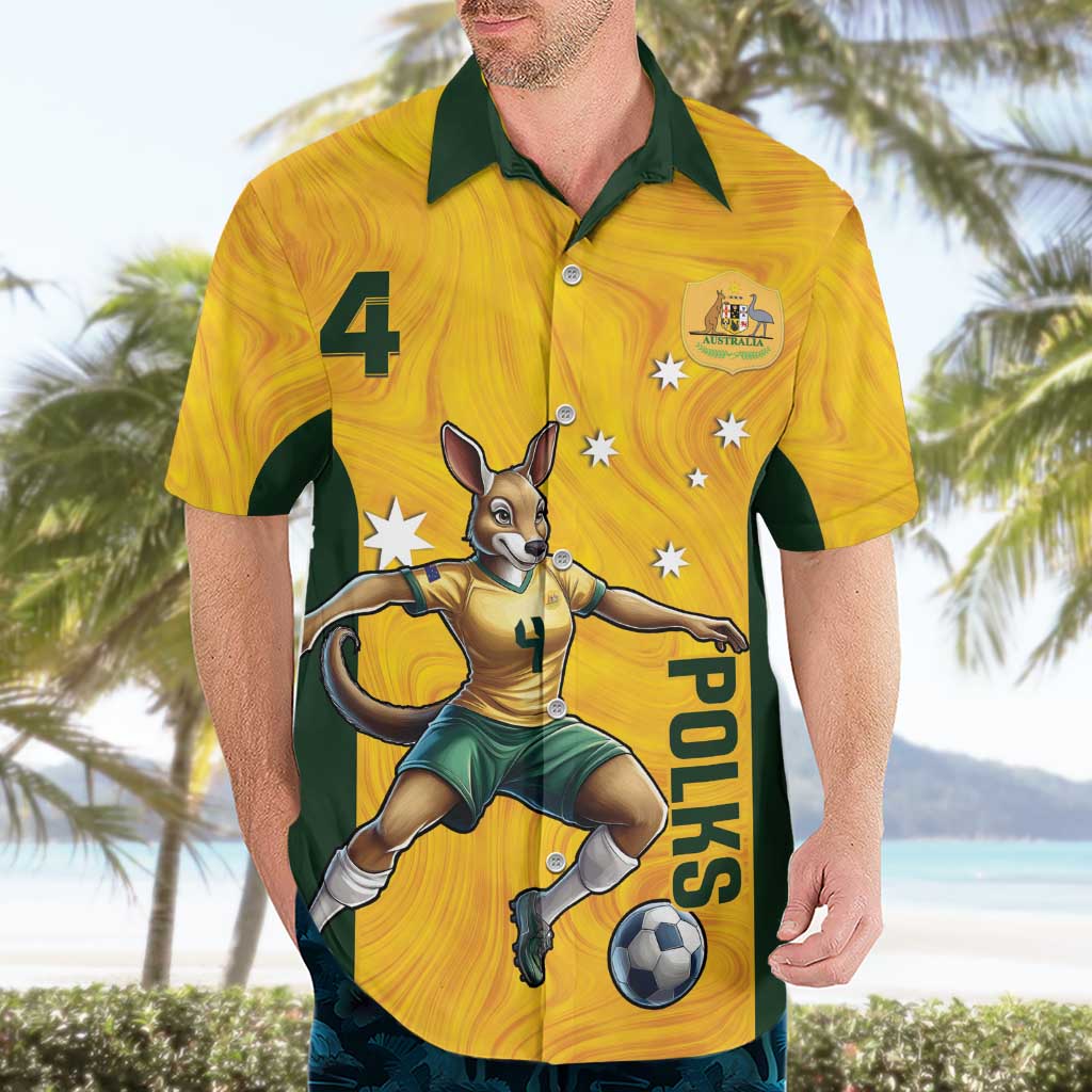 Polkinghorne Australia Matildas Hawaiian Shirt 2024 Thank You Polks - Vibe Hoodie Shop