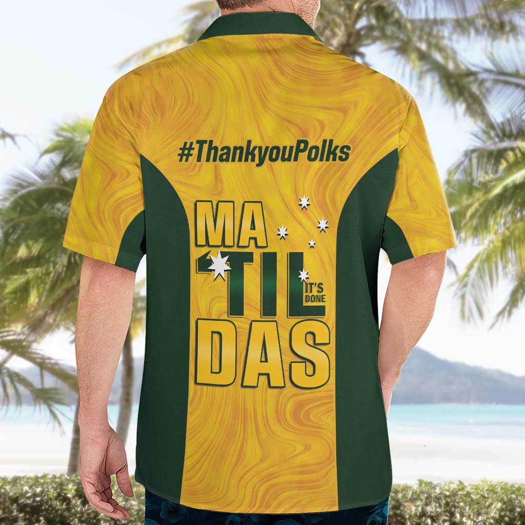 Polkinghorne Australia Matildas Hawaiian Shirt 2024 Thank You Polks - Vibe Hoodie Shop