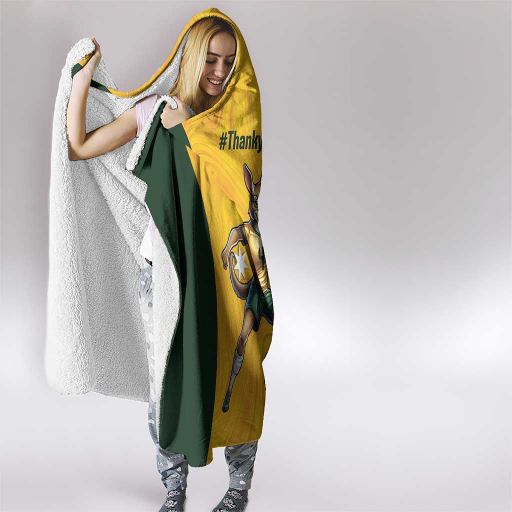 Polkinghorne Australia Matildas Hooded Blanket 2024 Thank You Polks