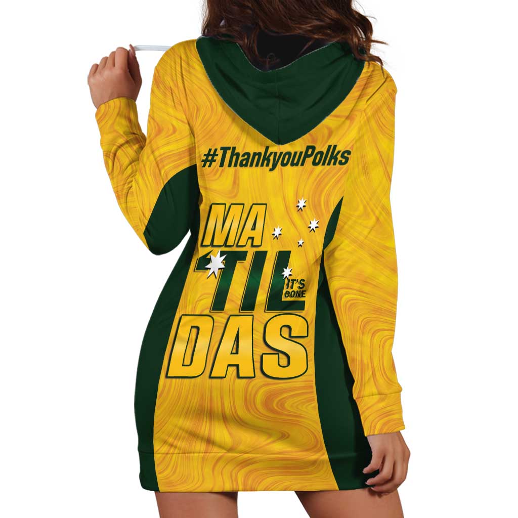 Polkinghorne Australia Matildas Hoodie Dress 2024 Thank You Polks - Vibe Hoodie Shop