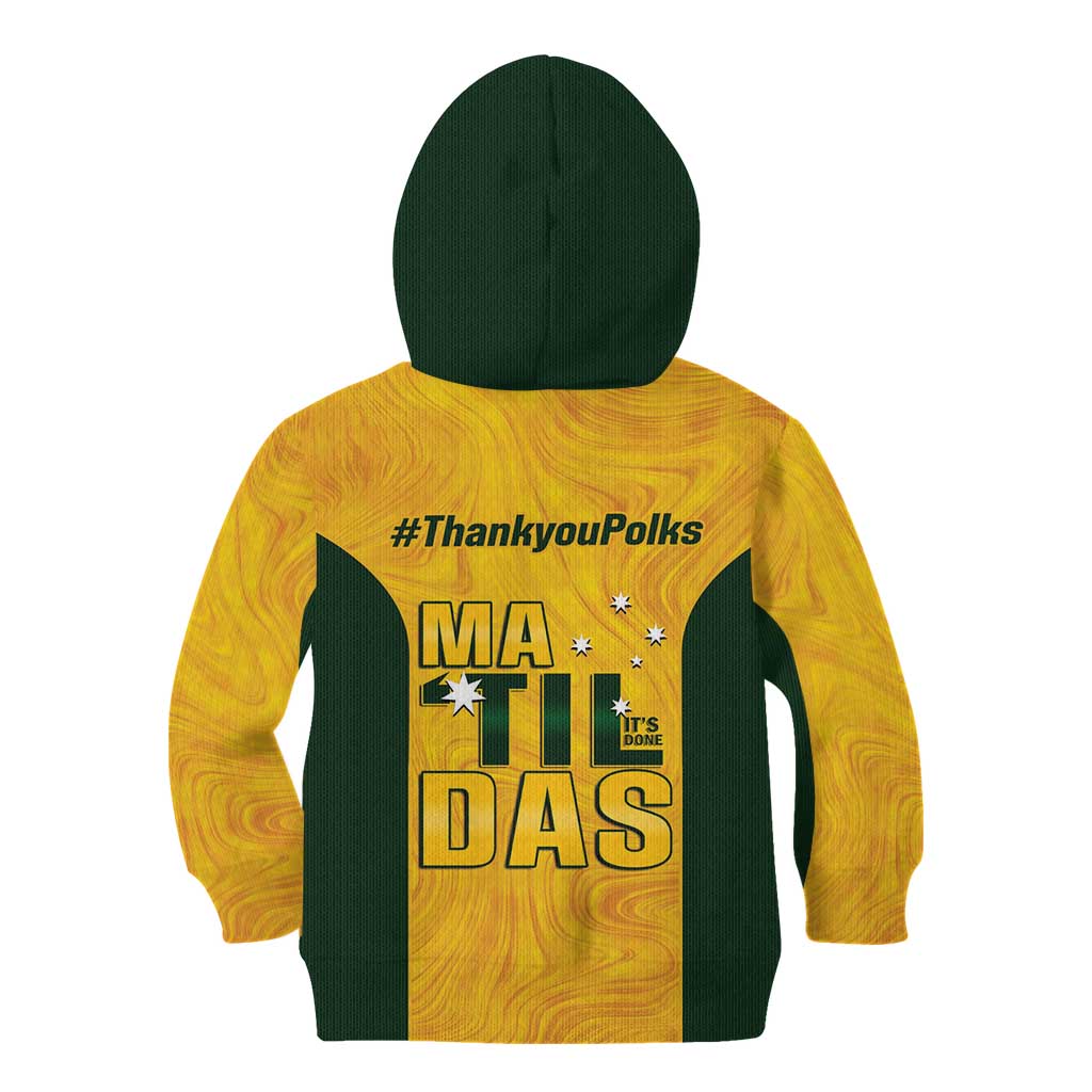 Polkinghorne Australia Matildas Kid Hoodie 2024 Thank You Polks - Vibe Hoodie Shop