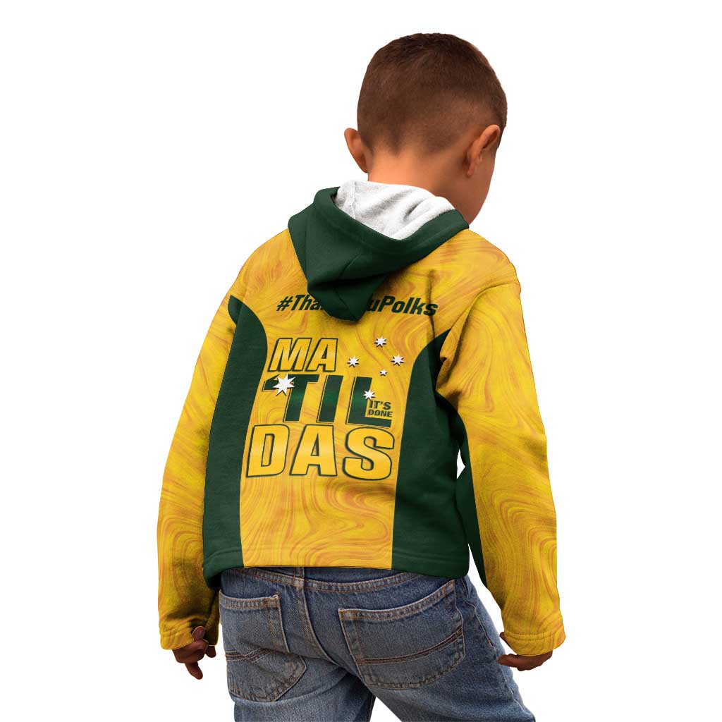 Polkinghorne Australia Matildas Kid Hoodie 2024 Thank You Polks - Vibe Hoodie Shop