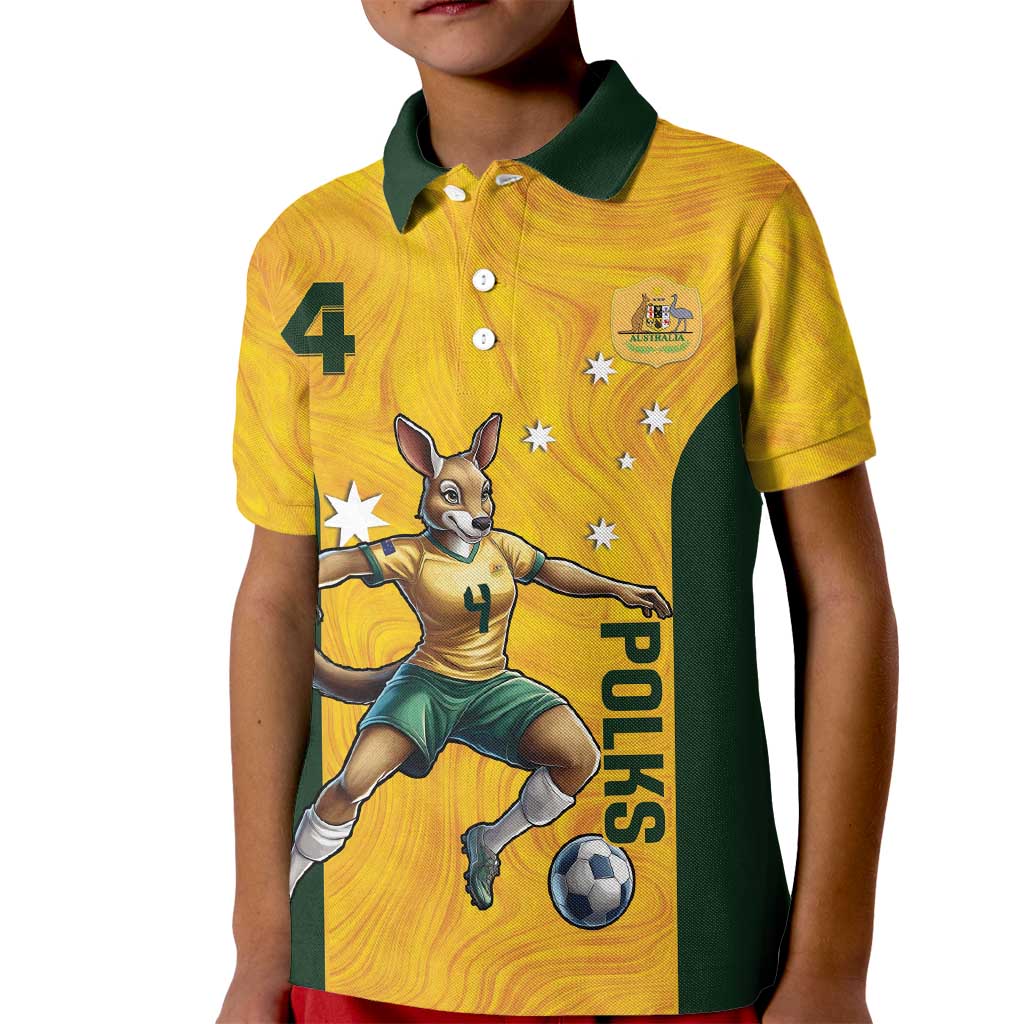 Polkinghorne Australia Matildas Kid Polo Shirt 2024 Thank You Polks - Vibe Hoodie Shop