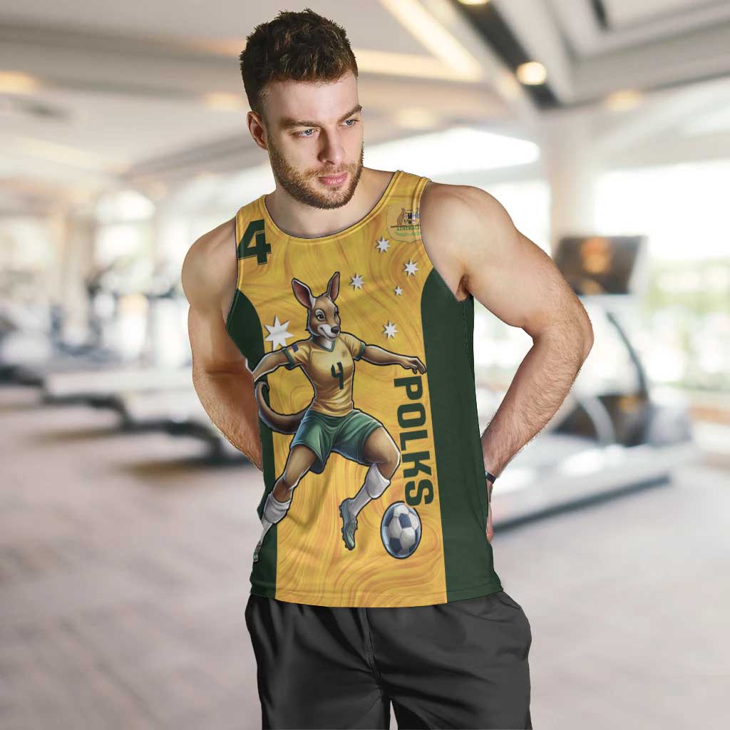 Polkinghorne Australia Matildas Men Tank Top 2024 Thank You Polks - Vibe Hoodie Shop